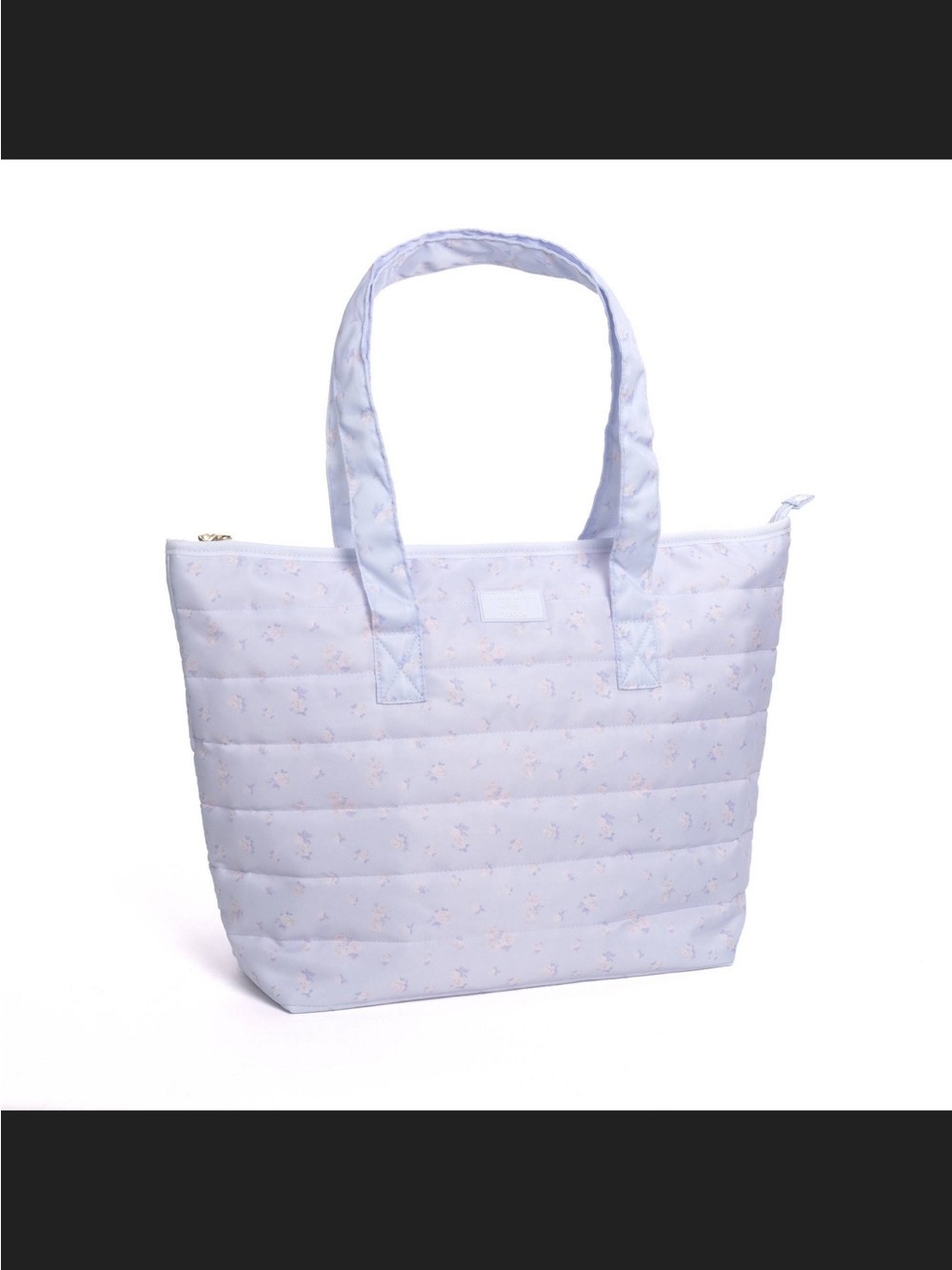 Loveshack fancy Light Blue Quilted Tote Bag - Women's Everyday Carry